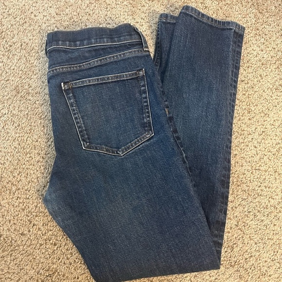 Everlane The Slim Jean Women's 32x32 Classic Blue Denim 5 Pocket Jeans - Picture 7 of 11